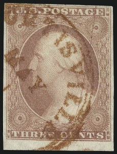Sale 997, Lot 5161, 3c 1851-56 Issue (Scott 10-11A)