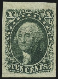 Sale 997, Lot 5183, 10c and 12c 1851-56 Issue (Scott 13-17)