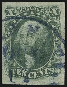 Sale 997, Lot 5195, 10c and 12c 1851-56 Issue (Scott 13-17)