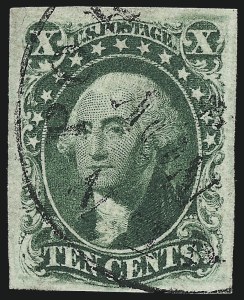 Sale 997, Lot 5197, 10c and 12c 1851-56 Issue (Scott 13-17)