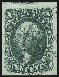 Sale 997, Lot 5198, 10c and 12c 1851-56 Issue (Scott 13-17)