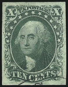 Sale 997, Lot 5199, 10c and 12c 1851-56 Issue (Scott 13-17)
