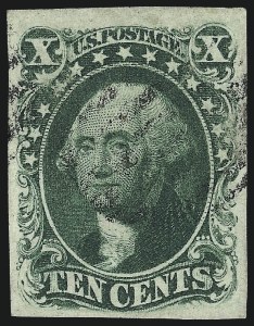 Sale 997, Lot 5201, 10c and 12c 1851-56 Issue (Scott 13-17)