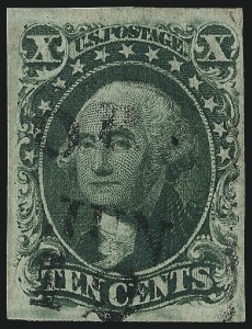 Sale Number 997, Lot Number 5202, 10c and 12c 1851-56 Issue (Scott 13-17)