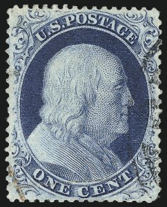 Sale 997, Lot 5223, 1c 1857-60 Issue (Scott 18-24)