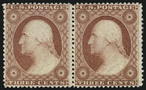 Sale 997, Lot 5240, 3c-5c 1857-60 Issue (Scott 25-30A)