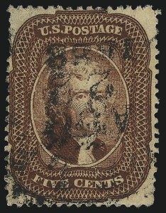 Sale 997, Lot 5250, 3c-5c 1857-60 Issue (Scott 25-30A)