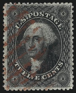Sale 997, Lot 5282, 12c-90c 1857-60 Issue (Scott 36-39)