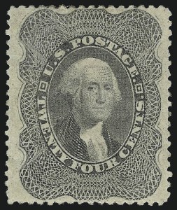 Sale 997, Lot 5283, 12c-90c 1857-60 Issue (Scott 36-39)