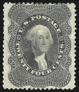 Sale 997, Lot 5284, 12c-90c 1857-60 Issue (Scott 36-39)