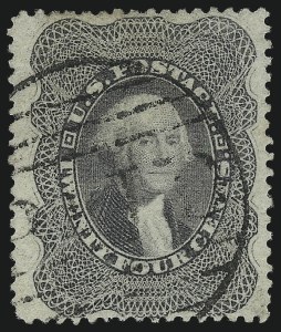 Sale 997, Lot 5286, 12c-90c 1857-60 Issue (Scott 36-39)