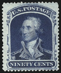 Sale 997, Lot 5292, 12c-90c 1857-60 Issue (Scott 36-39)