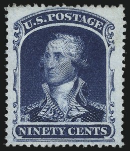 Sale 997, Lot 5294, 12c-90c 1857-60 Issue (Scott 36-39)