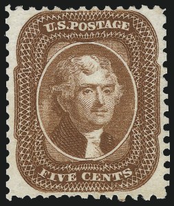 Sale 997, Lot 5304, 1875 Reprint of 1857-60 Issue (Scott 40-47)