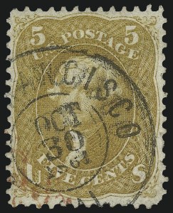 Sale 997, Lot 5345, 1861-66 Issue (Scott 56-70)