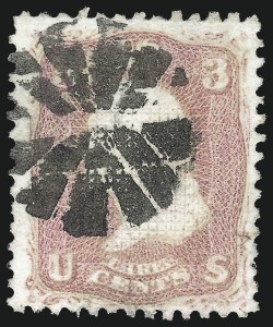 Sale 997, Lot 5378, 1867 Experimental Grills (A-Z, Scott 79-85E)