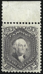 Sale 997, Lot 5407, 1867-68 Grilled Issue (F Grill - Scott 92-101)