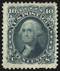 Sale 997, Lot 5423, 1875 Re-Issue of 1861-66 Issue (Scott 102-111)