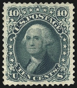 Sale 997, Lot 5424, 1875 Re-Issue of 1861-66 Issue (Scott 102-111)