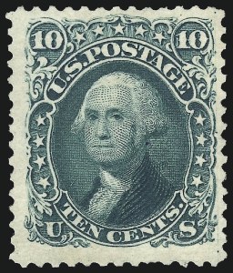 Sale 997, Lot 5425, 1875 Re-Issue of 1861-66 Issue (Scott 102-111)