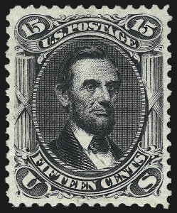 Sale 997, Lot 5431, 1875 Re-Issue of 1861-66 Issue (Scott 102-111)