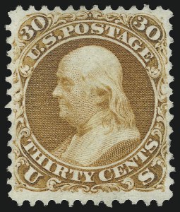Sale 997, Lot 5436, 1875 Re-Issue of 1861-66 Issue (Scott 102-111)
