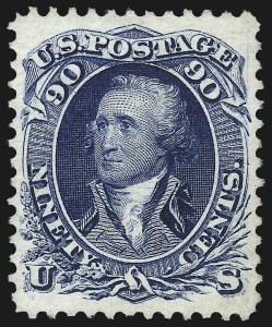 Sale 997, Lot 5438, 1875 Re-Issue of 1861-66 Issue (Scott 102-111)