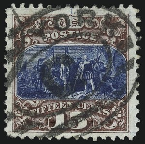 Sale 997, Lot 5515, 1875 Re-Issue of 1869 Pictorial Issue (Scott 123-133a)