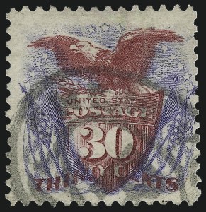 Sale 997, Lot 5529, 1875 Re-Issue of 1869 Pictorial Issue (Scott 123-133a)