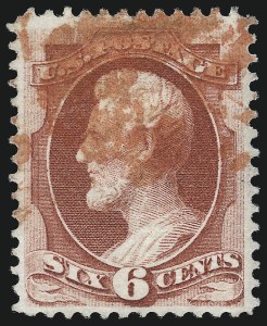 Sale 997, Lot 5547, 1870-71 National Bank Note Co. Grilled Issue (Scott 134-144)