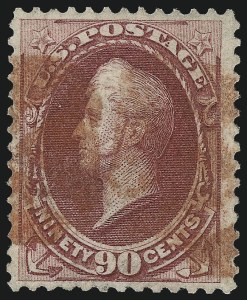 Sale 997, Lot 5569, 1870-71 National Bank Note Co. Ungrilled Issue (Scott 145-155)