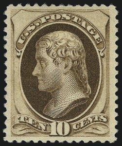 Sale 997, Lot 5600, 1875-79 Continental and American Bank Note Co. Issues (Scott 178-191)