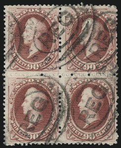 Sale 997, Lot 5610, 1875-79 Continental and American Bank Note Co. Issues (Scott 178-191)