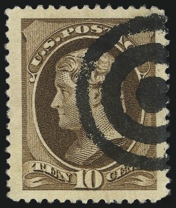 Sale 997, Lot 5629, 1881-87 American Bank Note Co. Issues (Scott 205-218)