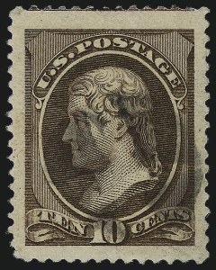 Sale 997, Lot 5630, 1881-87 American Bank Note Co. Issues (Scott 205-218)