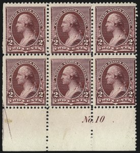 Sale 997, Lot 5651, 1890-93 Issue (Scott 219-229)