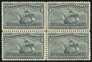 Sale 997, Lot 5673, 1893 Columbian Issue (1c thru 8c, Scott 230-236)