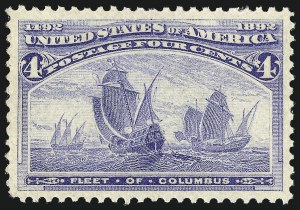 Sale Number 997, Lot Number 5675, 1893 Columbian Issue (1c thru 8c, Scott 230-236)