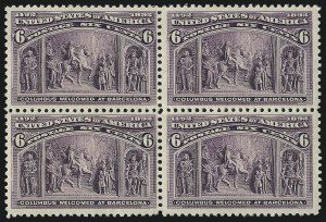 Sale 997, Lot 5681, 1893 Columbian Issue (1c thru 8c, Scott 230-236)