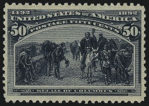 Sale 997, Lot 5692, 1893 Columbian Issue (10c thru $1.00, Scott 237-241)