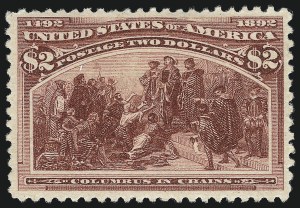 Sale Number 997, Lot Number 5706, 1893 Columbian Issue ($2.00 thru $5.00, Scott 242-245)