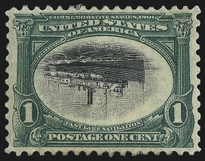 Sale 997, Lot 5824, 1901 Pan-American Issue Inverts (Scott 294a, 295a, 296a)
