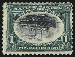Sale 997, Lot 5825, 1901 Pan-American Issue Inverts (Scott 294a, 295a, 296a)