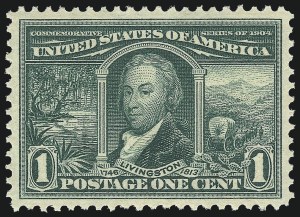 Sale 997, Lot 5866, 1904 Louisiana Purchase, Jamestown Issues (Scott 323-330)