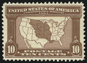 Sale 997, Lot 5873, 1904 Louisiana Purchase, Jamestown Issues (Scott 323-330)