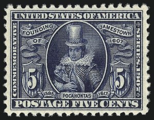 Sale Number 997, Lot Number 5876, 1904 Louisiana Purchase, Jamestown Issues (Scott 323-330)