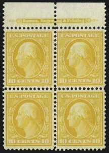 Sale 997, Lot 5881, 1908-10 Washington-Franklin Issues (Scott 331-356)