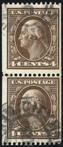 Sale 997, Lot 5893, 1908-10 Washington-Franklin Issues (Scott 331-356)