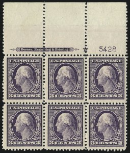 Sale 997, Lot 5938, 1910-13 Washington-Franklin Issue (Scott 369-396)