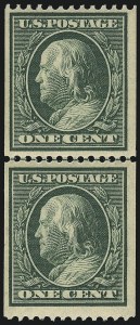 Sale 997, Lot 5942, 1910-13 Washington-Franklin Issue (Scott 369-396)